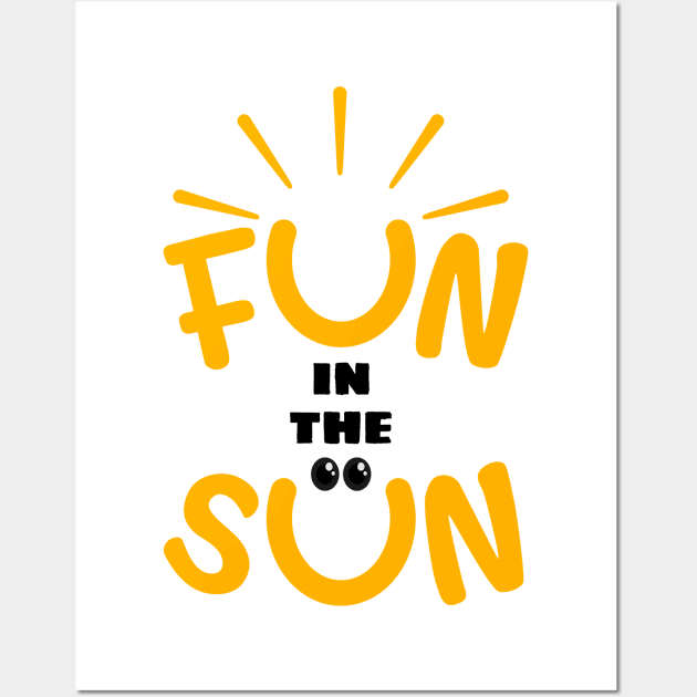 FUN IN THE SUN Wall Art by Yacubsuseno